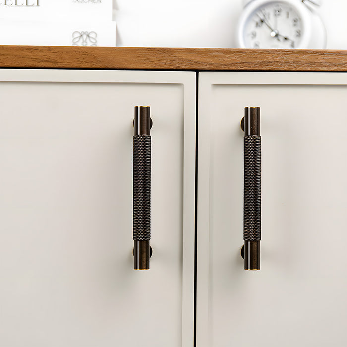 Modern Knurled Cabinet Pulls & Knobs