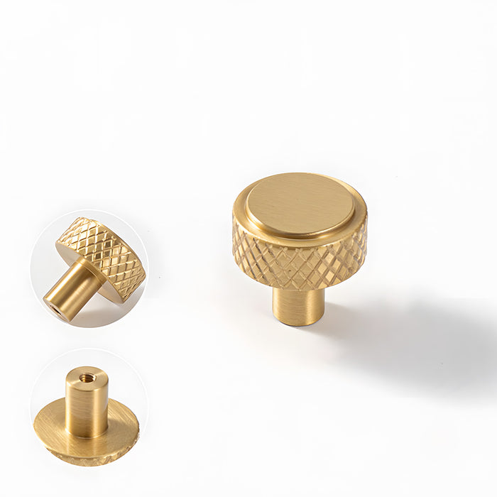 Modern Knurled Cabinet Pulls & Knobs