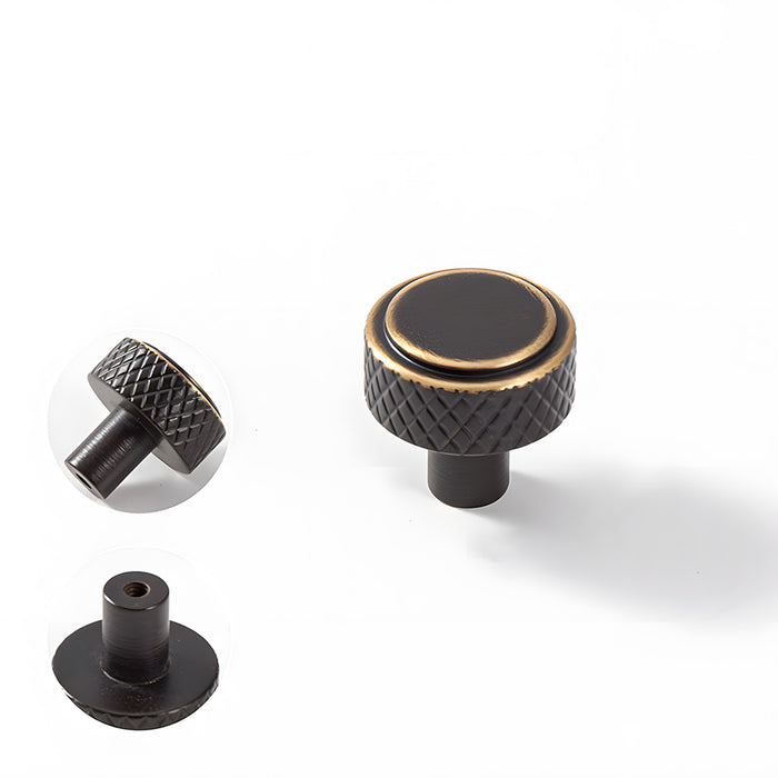 Modern Knurled Cabinet Pulls & Knobs
