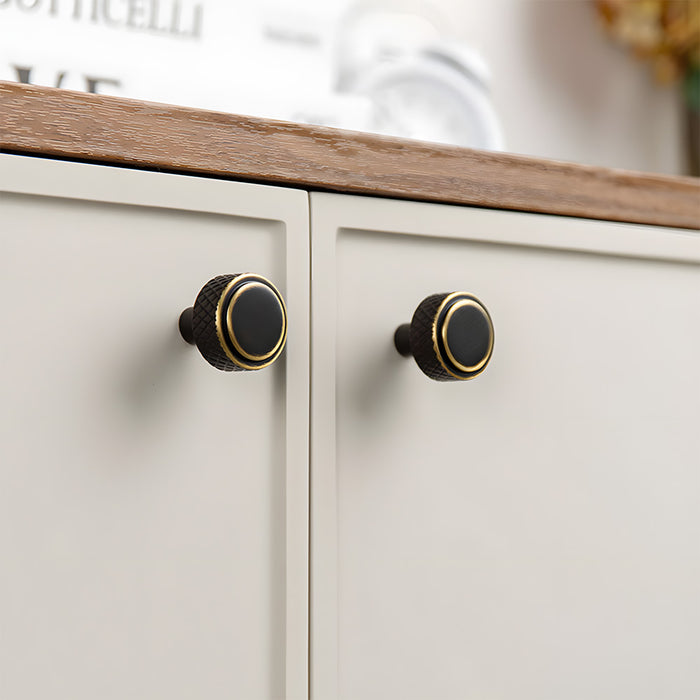 Modern Knurled Cabinet Pulls & Knobs