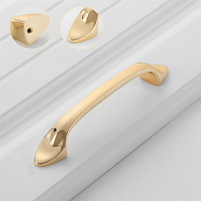 Modern Luxe Brass Drawer Pulls Kitchen Cabinet Handles