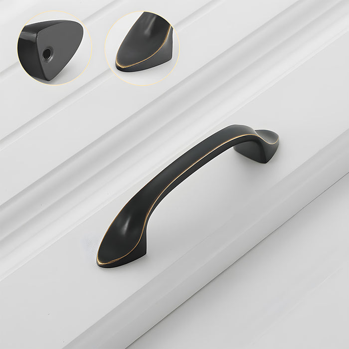 Modern Luxe Brass Drawer Pulls Kitchen Cabinet Handles
