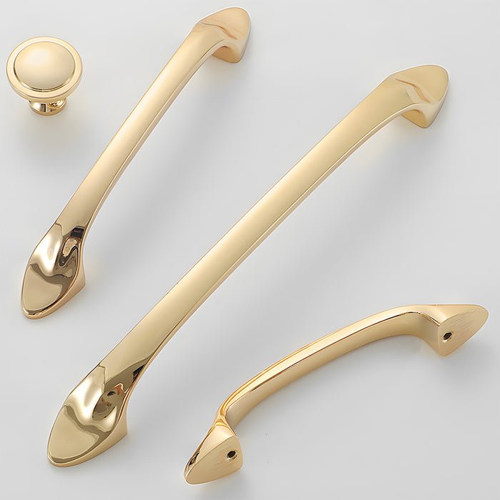 Modern Luxe Brass Drawer Pulls Kitchen Cabinet Handles