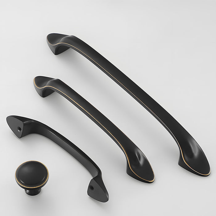 Modern Luxe Brass Drawer Pulls Kitchen Cabinet Handles