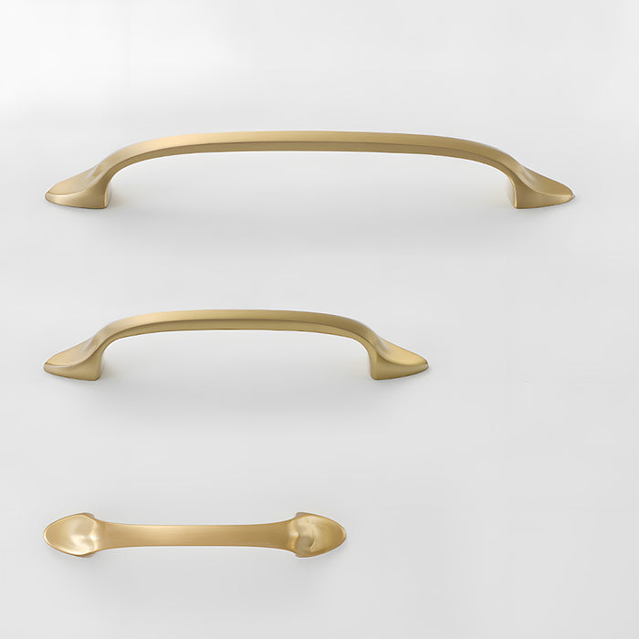 Modern Luxe Brass Drawer Pulls Kitchen Cabinet Handles