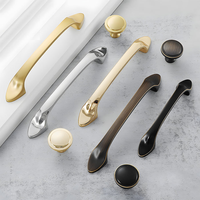 Modern Luxe Brass Drawer Pulls Kitchen Cabinet Handles