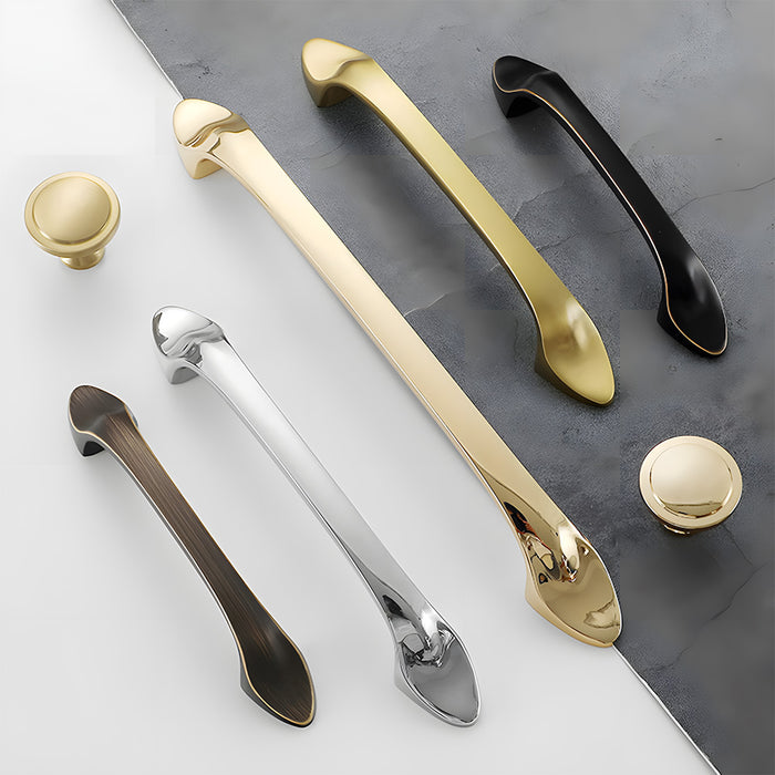 Modern Luxe Brass Drawer Pulls Kitchen Cabinet Handles