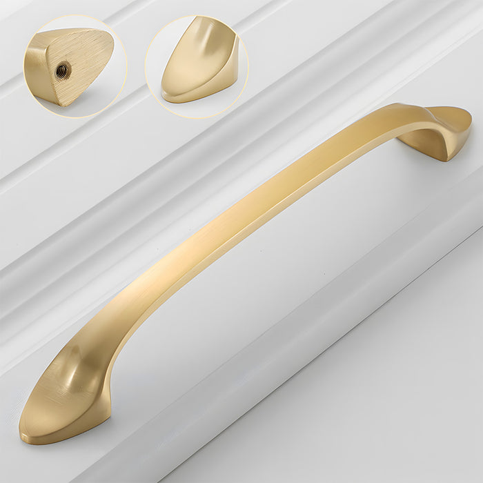 Modern Luxe Brass Drawer Pulls Kitchen Cabinet Handles