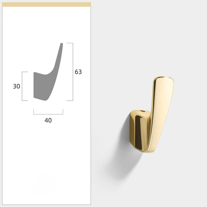 Modern Luxe Single Clothes Key Wall Hook