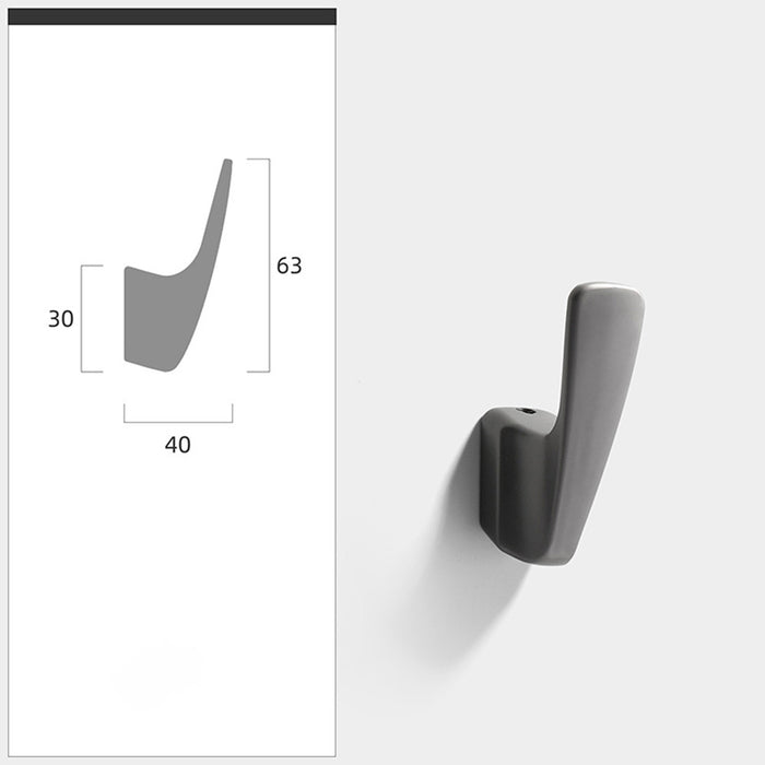 Modern Luxe Single Clothes Key Wall Hook