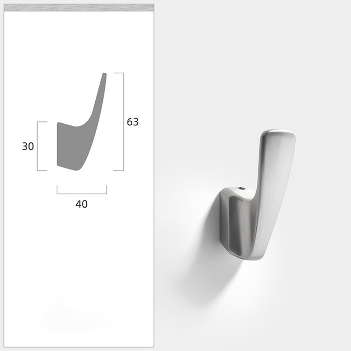 Modern Luxe Single Clothes Key Wall Hook