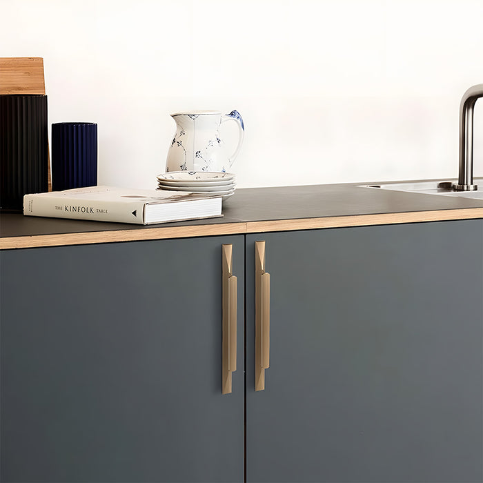 Modern Minimalist Finger Edge Pulls for Kitchen