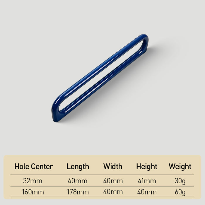 Modern Minimalist Oval Loop Cabinet Handles