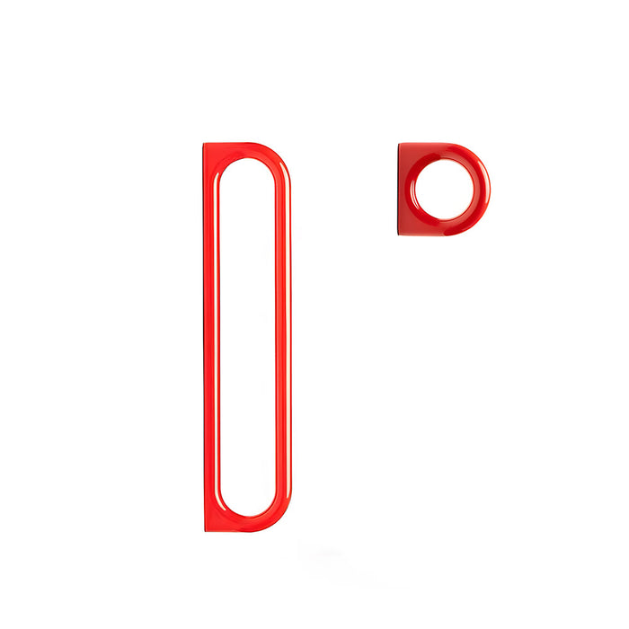Modern Minimalist Oval Loop Cabinet Handles