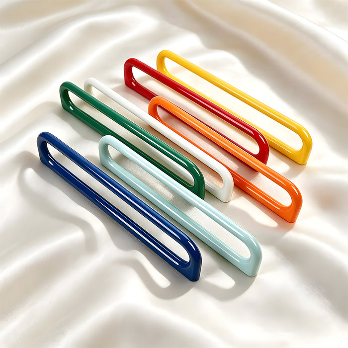 Modern Minimalist Oval Loop Cabinet Handles