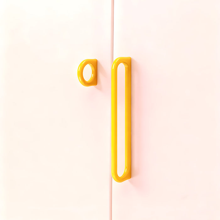 Modern Minimalist Oval Loop Cabinet Handles