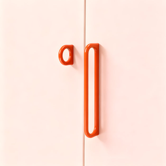 Modern Minimalist Oval Loop Cabinet Handles