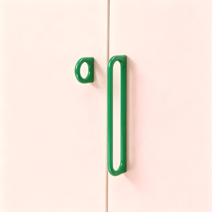 Modern Minimalist Oval Loop Cabinet Handles