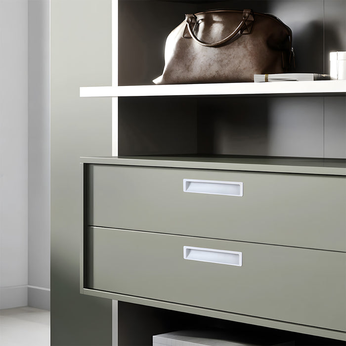 Modern Recessed Invisible Sliding Door Cabinet Handles