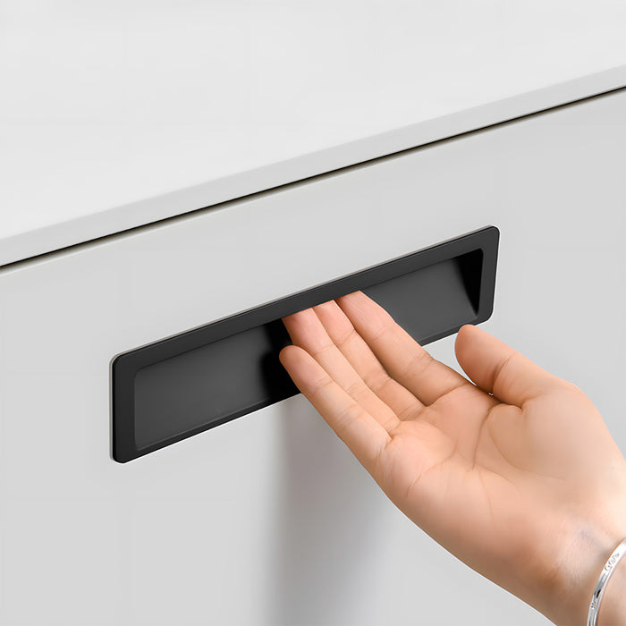 Modern Recessed Invisible Sliding Door Cabinet Handles
