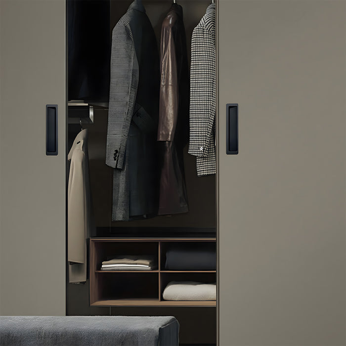 Modern Recessed Invisible Sliding Door Cabinet Handles
