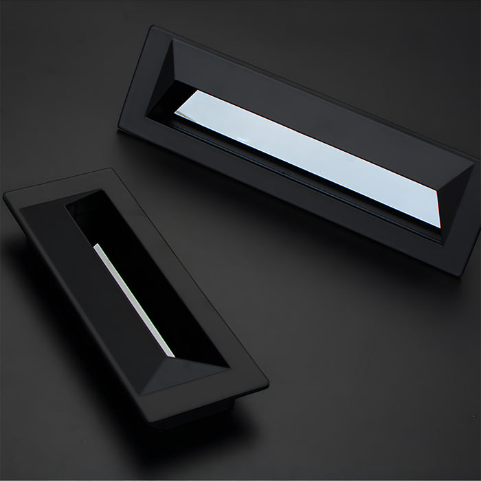 Modern Rectangular Recessed Drawer Pull Embedded Cabinet Handles