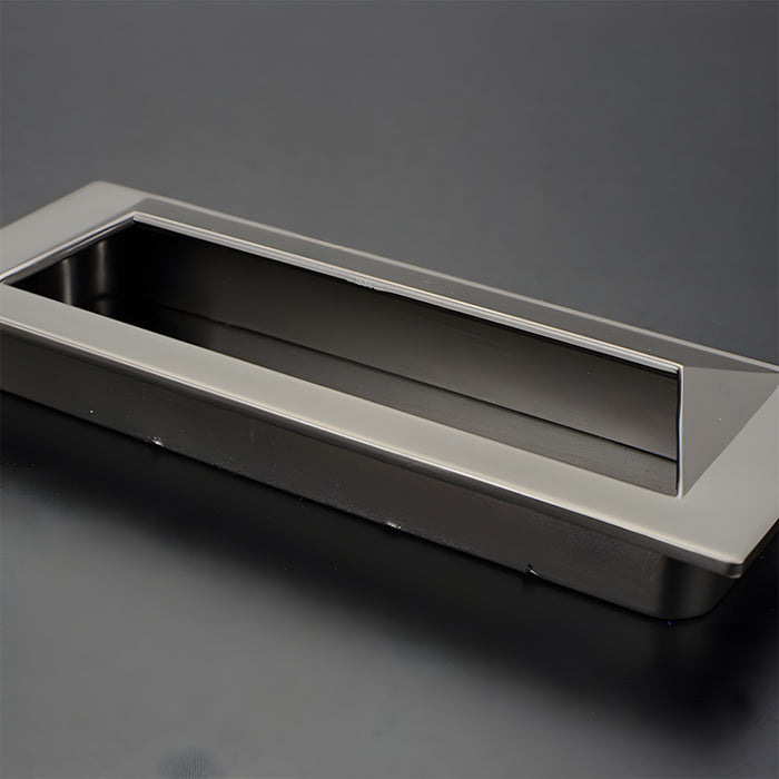 Modern Rectangular Recessed Drawer Pull Embedded Cabinet Handles