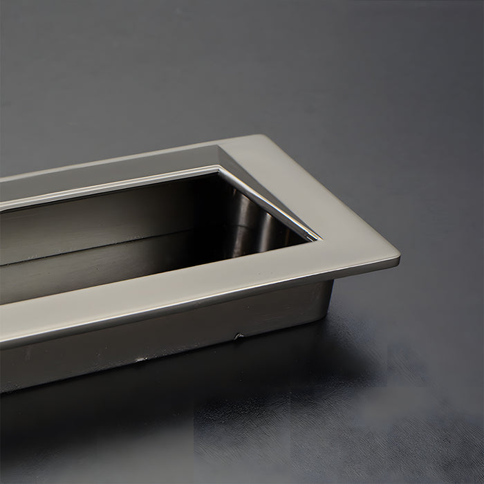 Modern Rectangular Recessed Drawer Pull Embedded Cabinet Handles