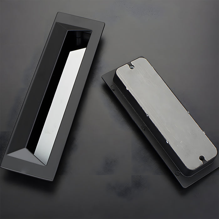 Modern Rectangular Recessed Drawer Pull Embedded Cabinet Handles