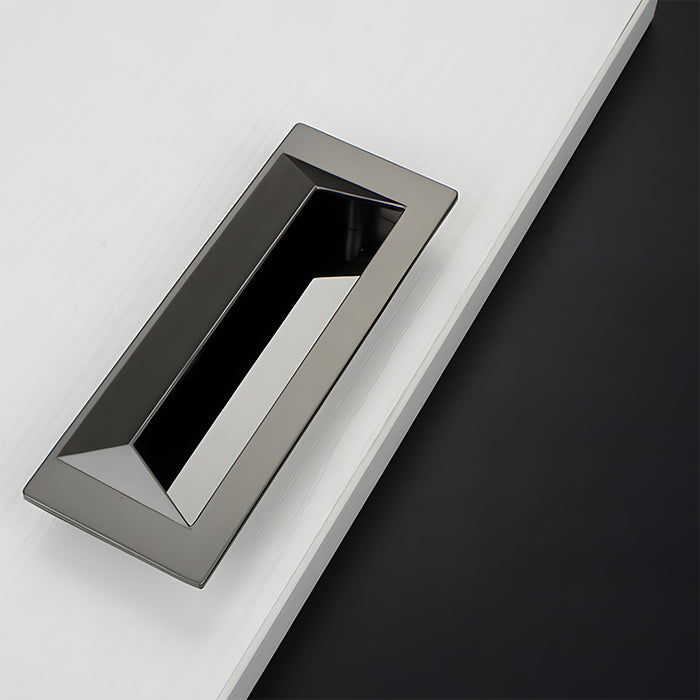 Modern Rectangular Recessed Drawer Pull Embedded Cabinet Handles