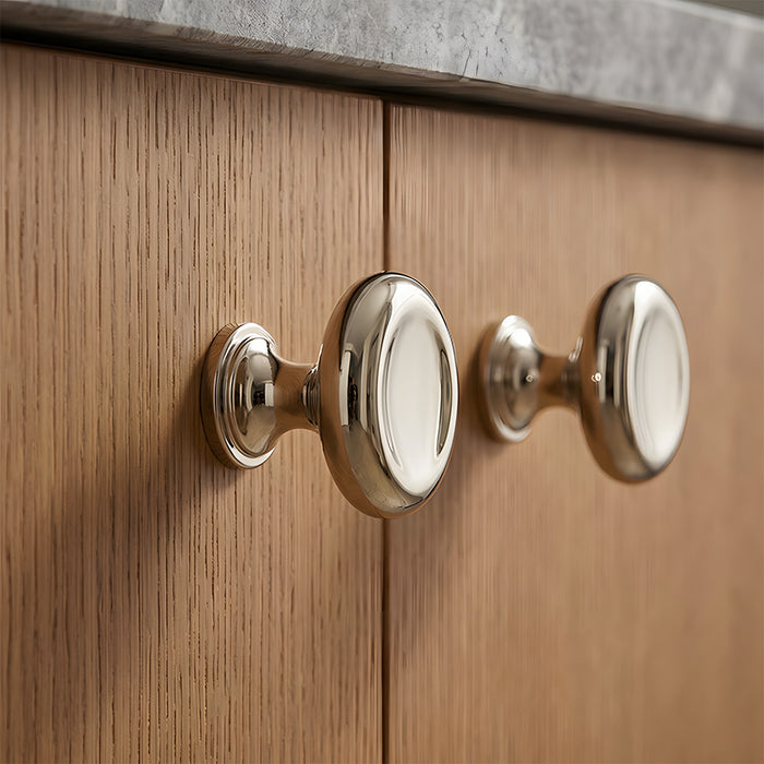 Modern Round & Square Concave Dresser Drawer Knobs