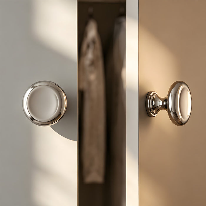 Modern Round & Square Concave Dresser Drawer Knobs