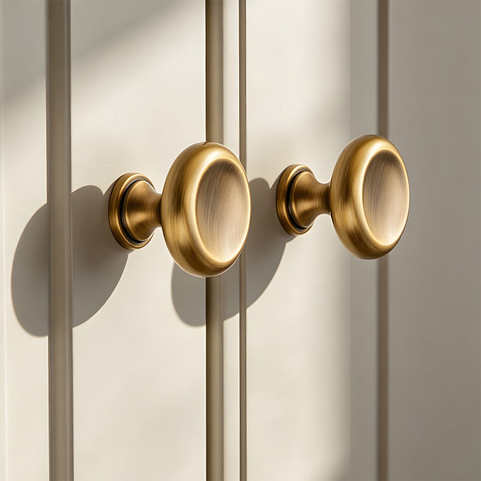 Modern Round & Square Concave Dresser Drawer Knobs