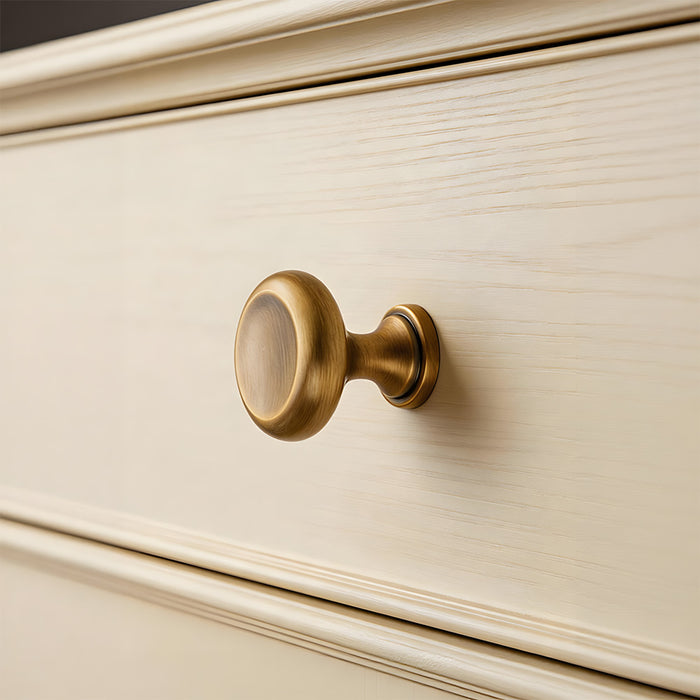 Modern Round & Square Concave Dresser Drawer Knobs