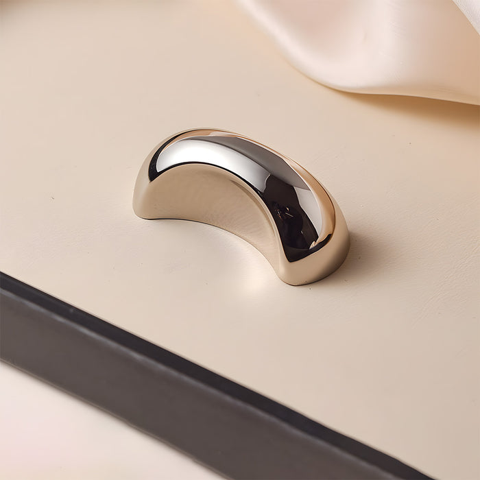 Modern Sculptural Liquid Drawer Handles for Kitchen Cabinets