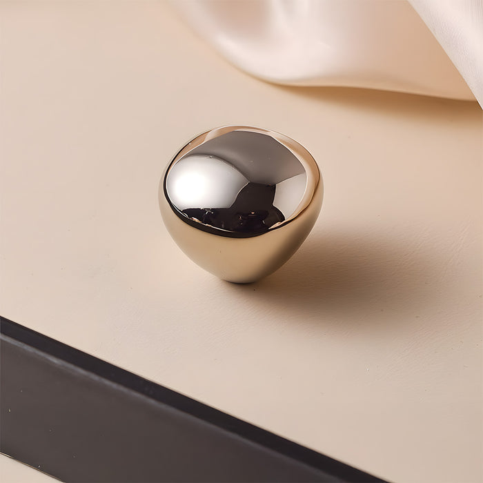 Modern Sculptural Liquid Drawer Handles for Kitchen Cabinets