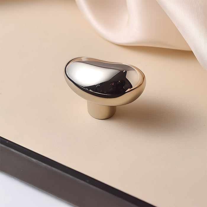 Modern Sculptural Liquid Drawer Handles for Kitchen Cabinets