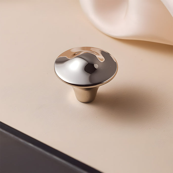 Modern Sculptural Liquid Drawer Handles for Kitchen Cabinets
