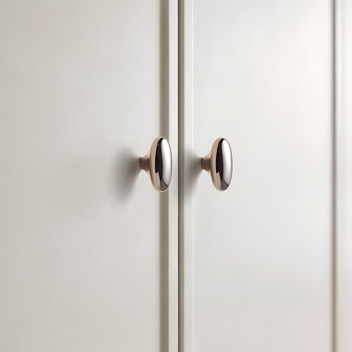 Modern Sculptural Liquid Drawer Handles for Kitchen Cabinets