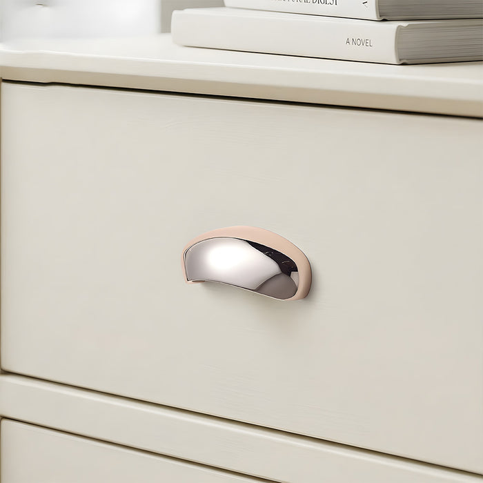 Modern Sculptural Liquid Drawer Handles for Kitchen Cabinets