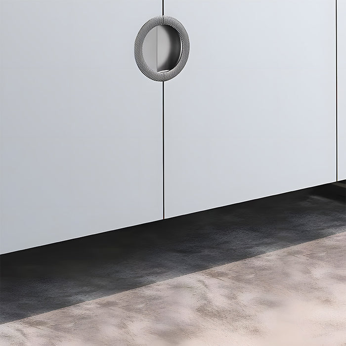 Modern Semi-circle Embedded Cupboard Pulls Drawer Handles