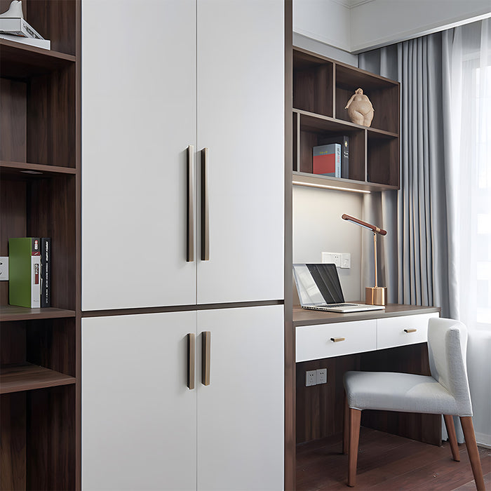 Modern Solid Brass L Type Cupboard Handles
