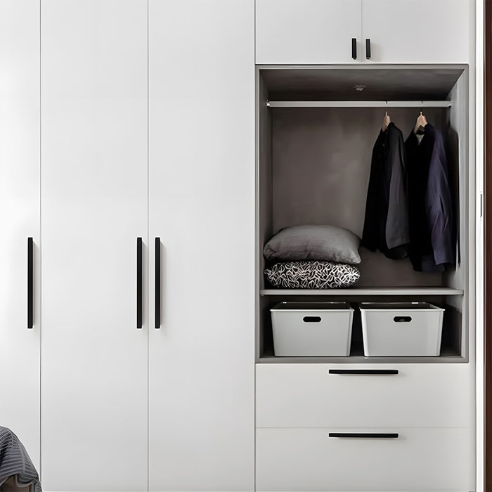 Modern Solid Brass L Type Cupboard Handles