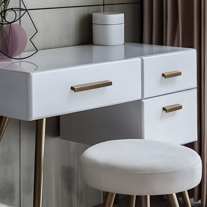 Modern Solid Brass L Type Cupboard Handles