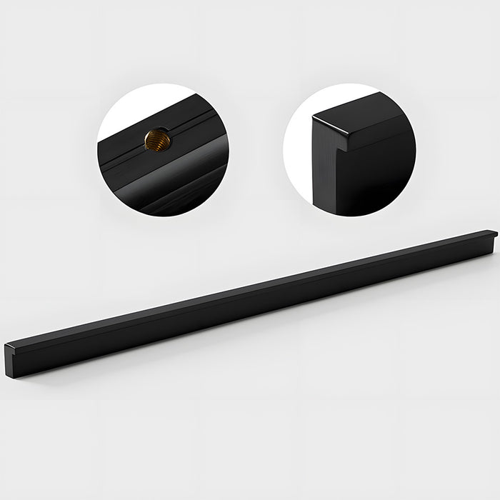 Modern Solid Brass L Type Cupboard Handles