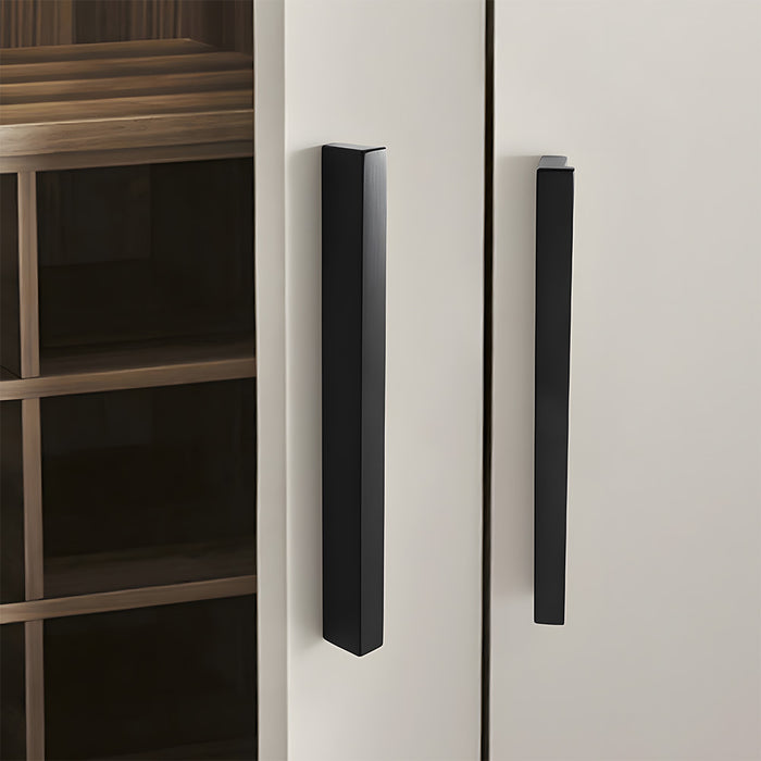 Modern Solid Brass L Type Cupboard Handles