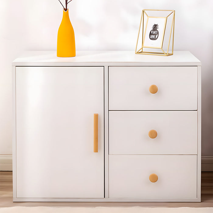 Modern Solid Natural Wood Drawer Pulls