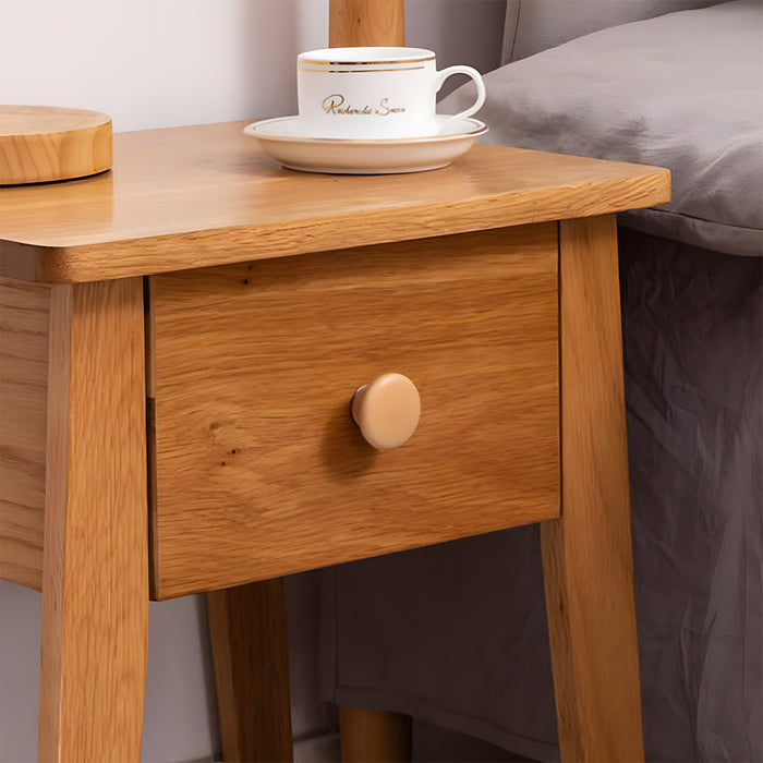 Modern Solid Natural Wood Drawer Pulls