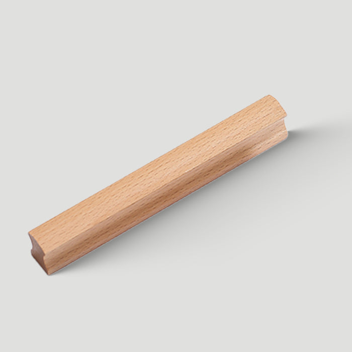 Modern Solid Natural Wood Drawer Pulls