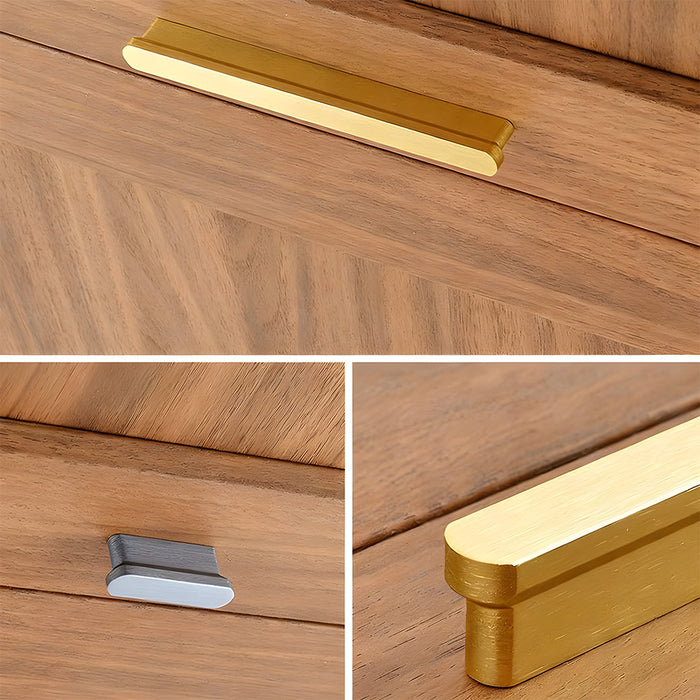 Modern Solid Round Head Kitchen Cabinet Handles